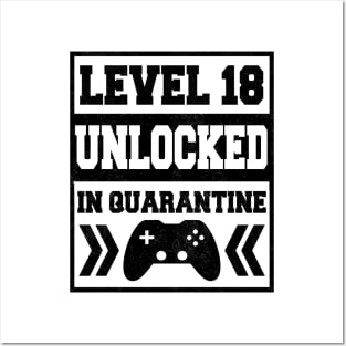 Level 18 unlocked in quarantine Posters and Art